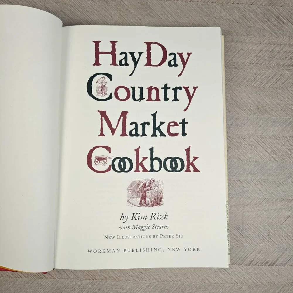 Hay Day Country Market Cookbook Vintage Hardcover East Coast Local Ethnic Recipe